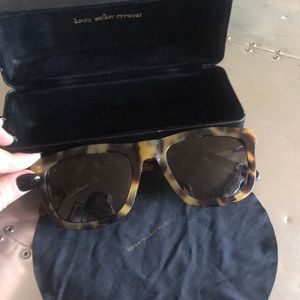 Karen Walker Tortoise Deep Freeze Sunglasses
